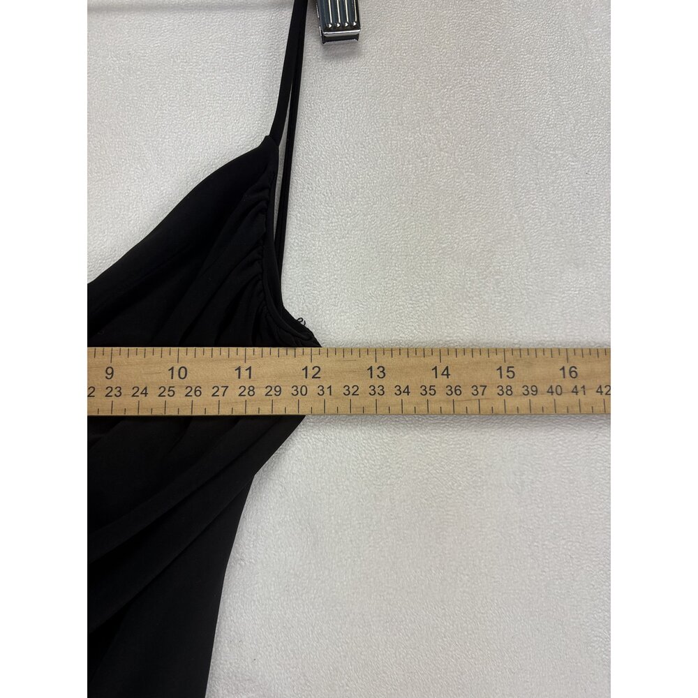 21 Saints Black Cowl Neck Spaghetti Strap Mini Dress XS - Picture 8 of 10
